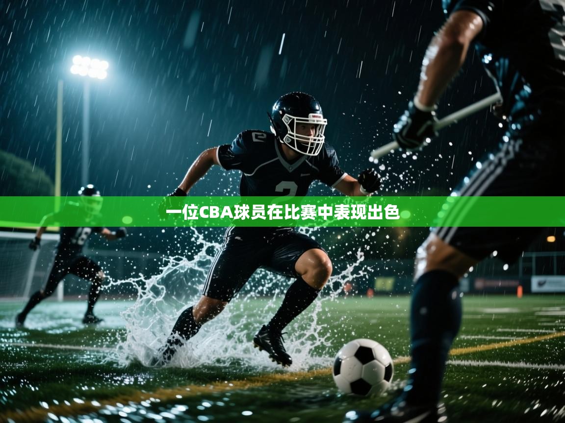 一位CBA球员在比赛中表现出色 第2张